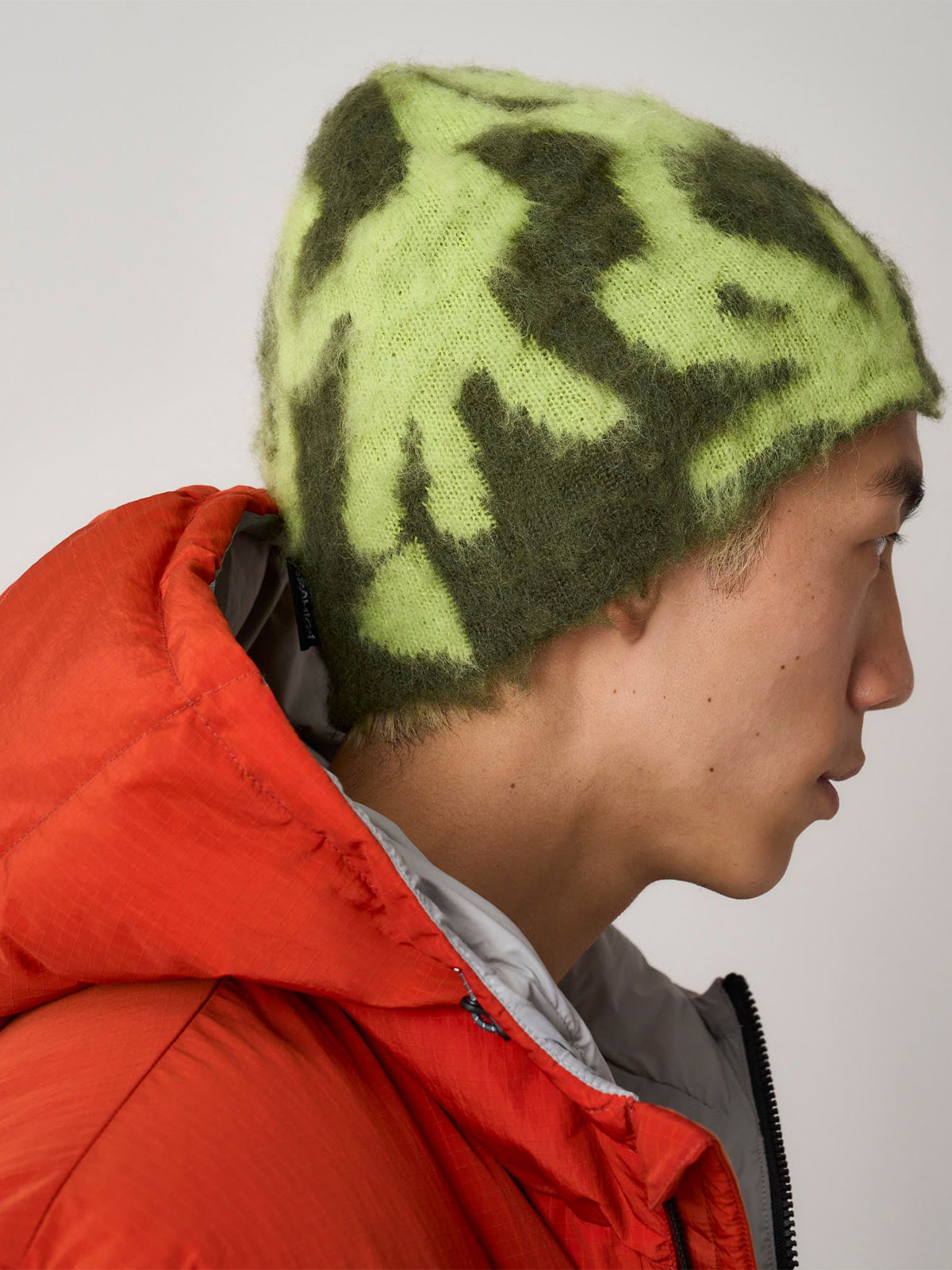 Mohair Burly Runningman Beanie lue