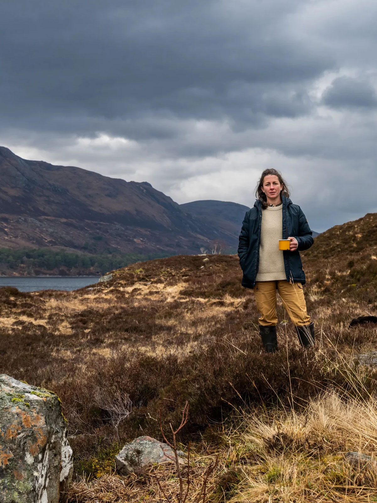 Övik Waffle Knit Ullgenser (Dame)