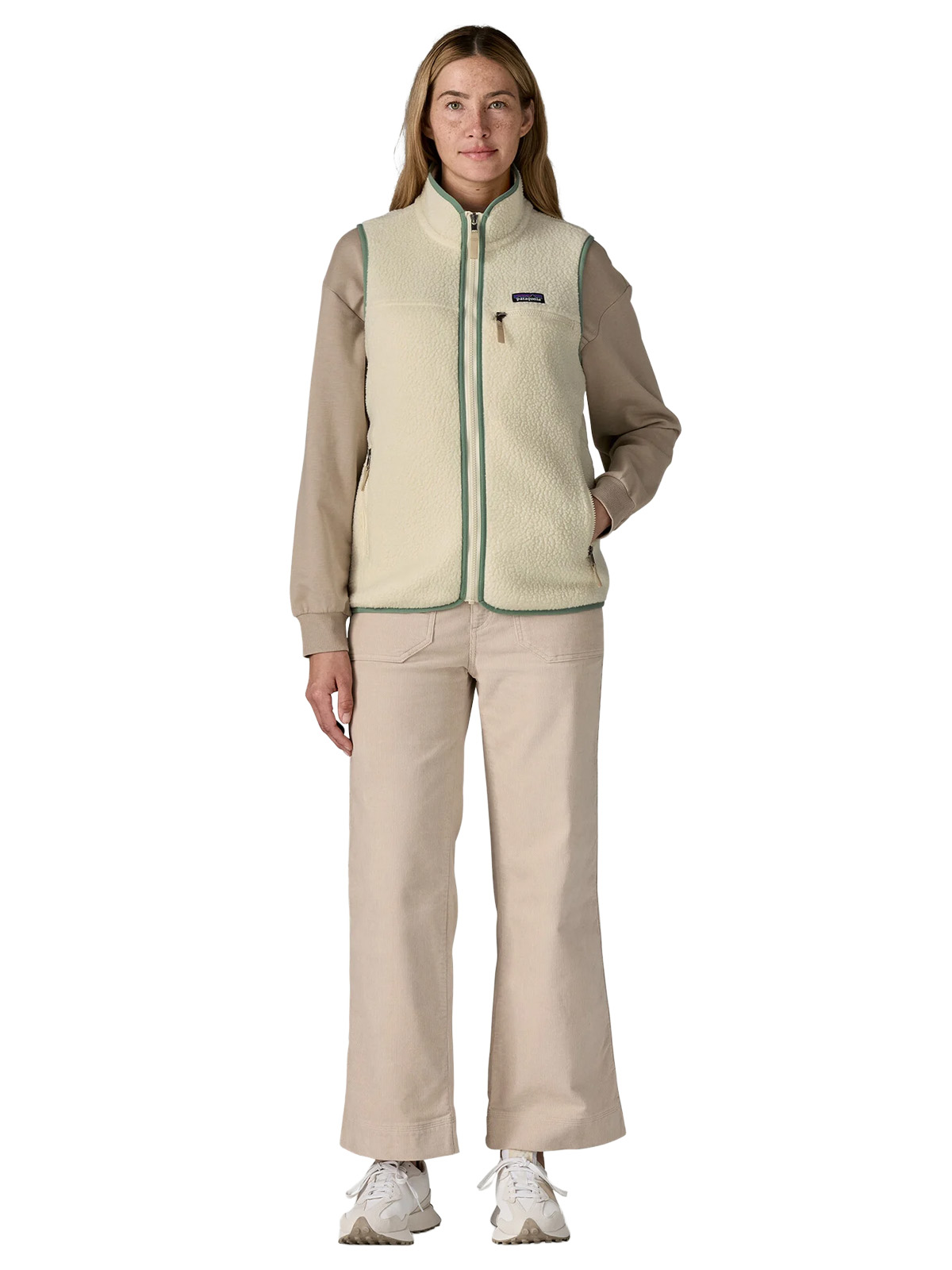 Retro Pile Vest Dame