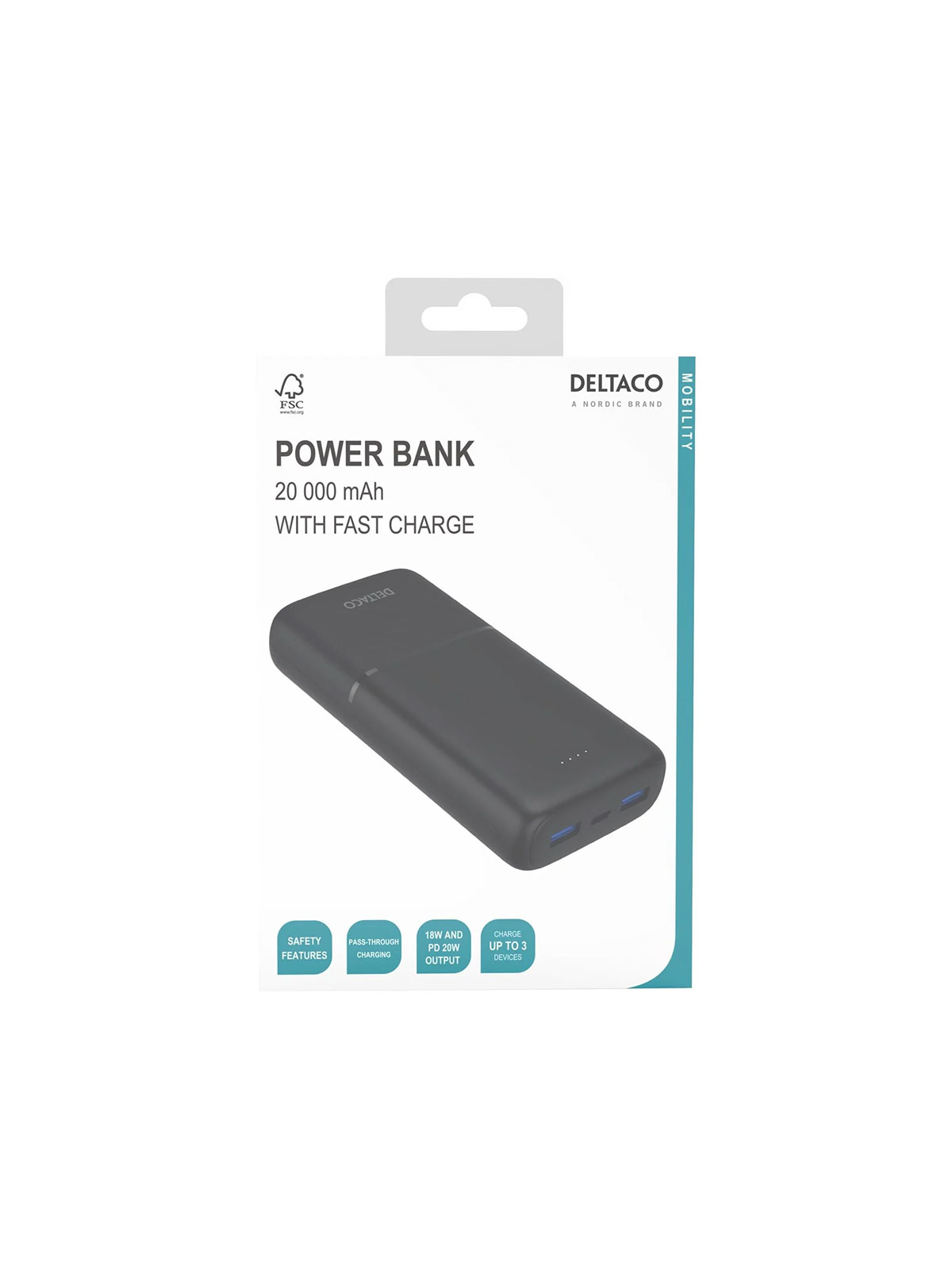 PB-C1008 PowerBank 20000 mAh