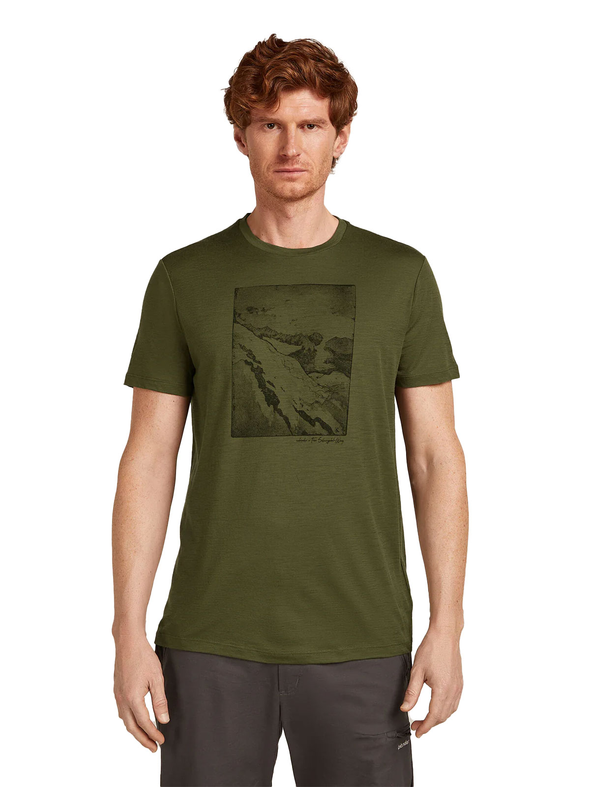 Merino 150 Tech Lite SS T-Skjorte "Summit" (Herre)