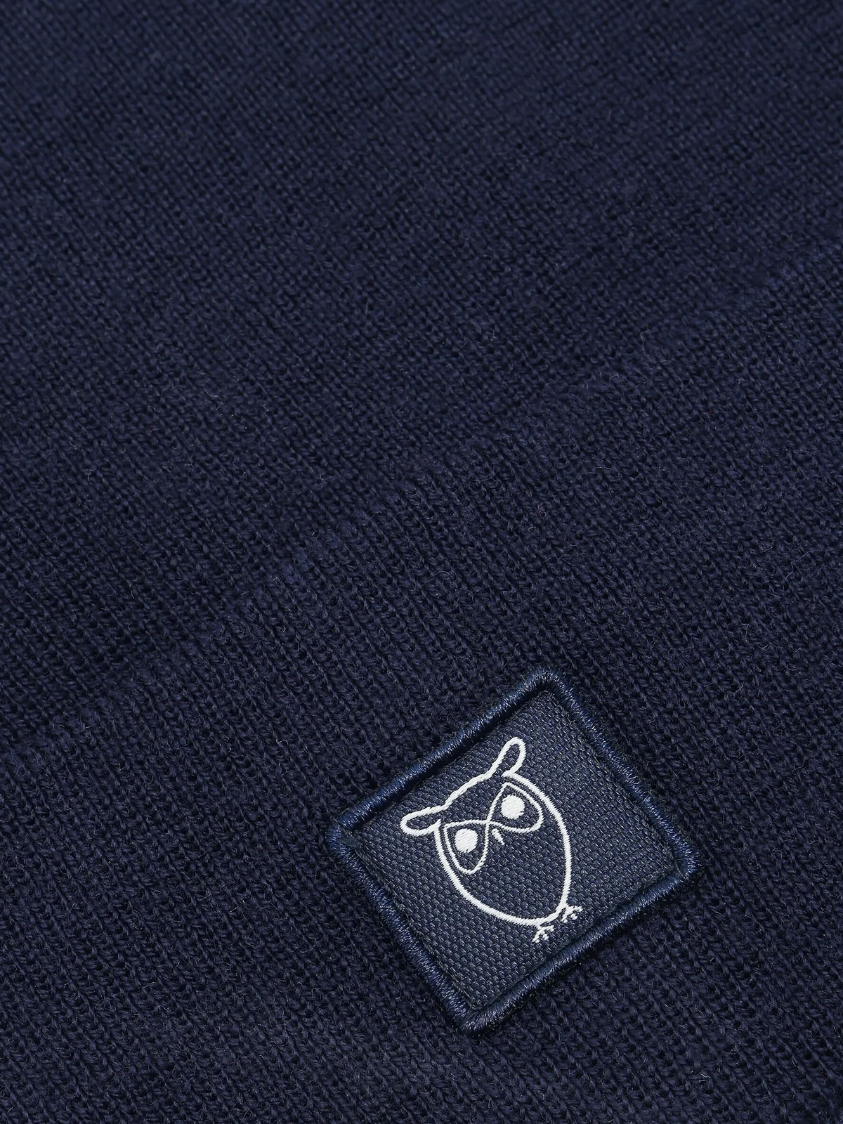 Merino Double Layer Badge Beanie lue