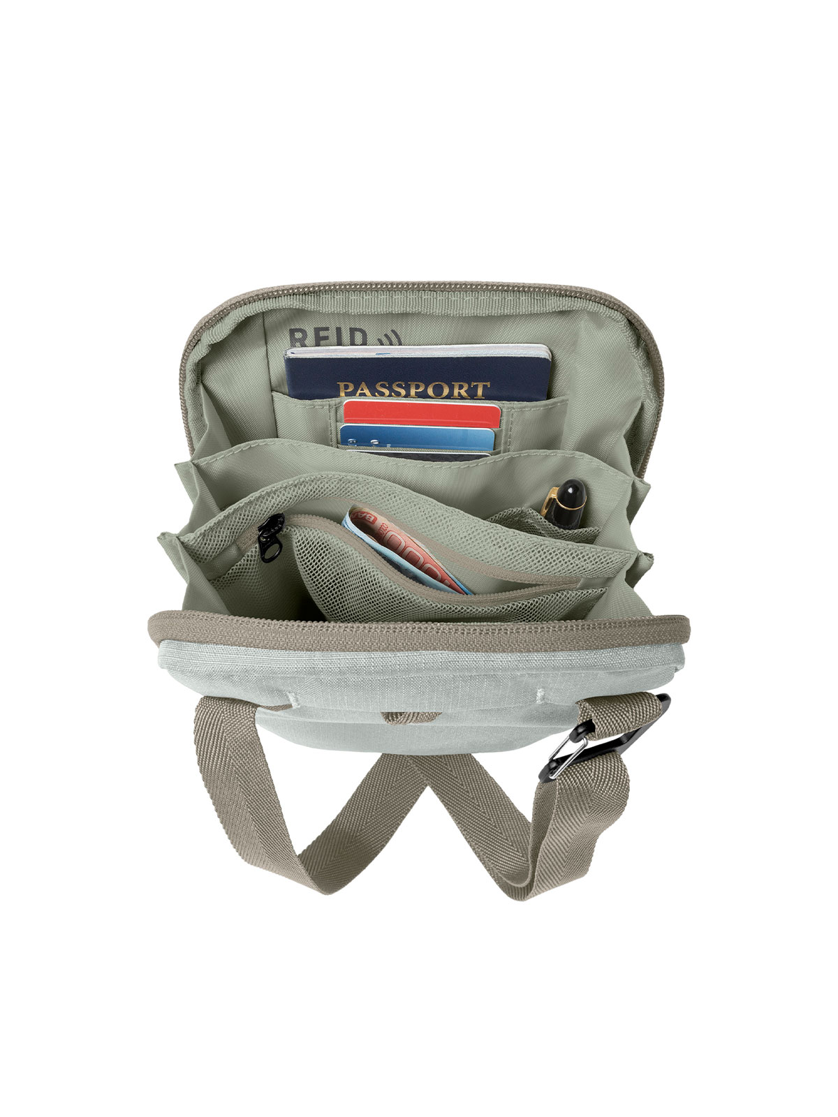 Stash RFID Crossbody Bag