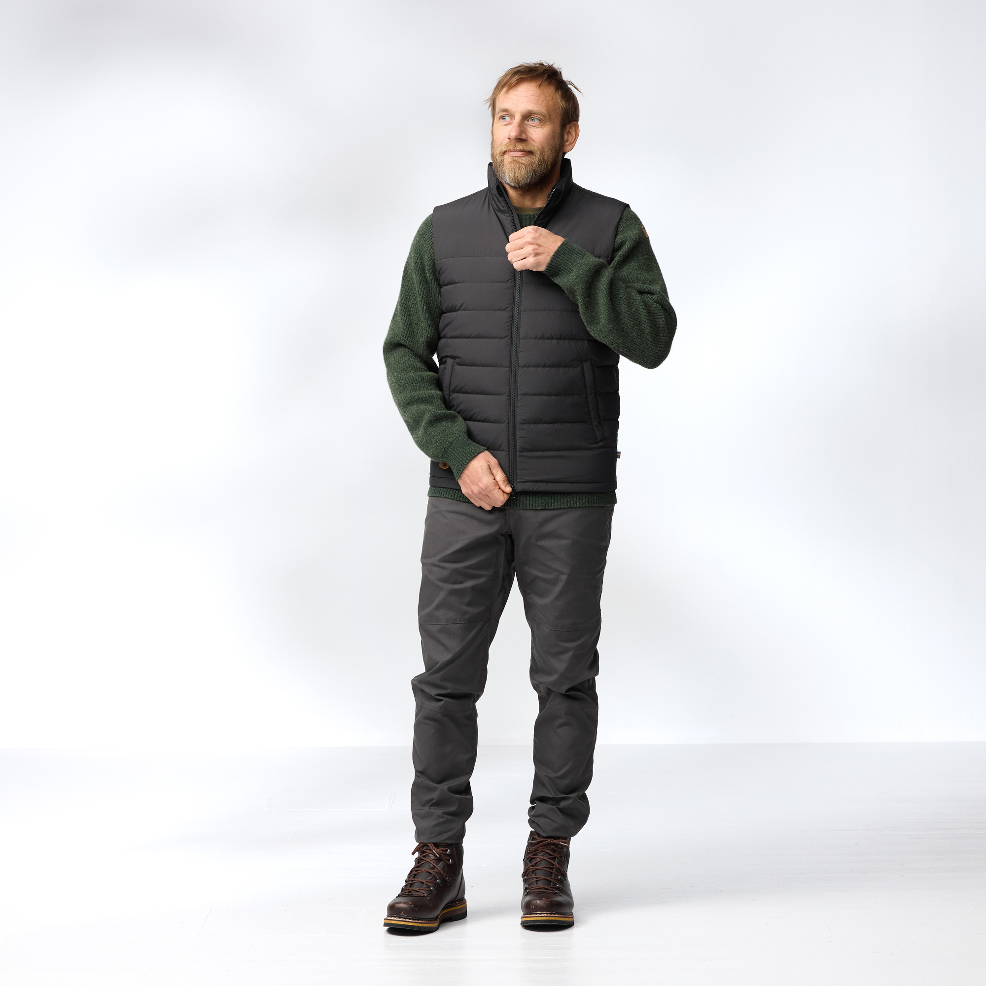 Greenland Down Liner Vest Herre