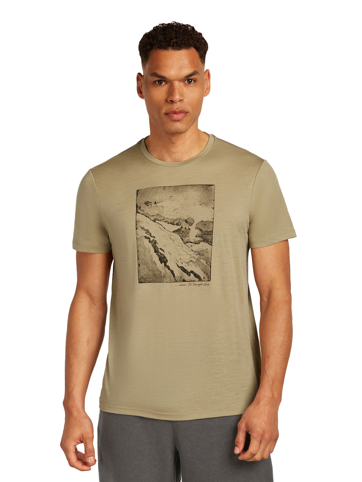 Merino 150 Tech Lite SS T-Skjorte "Summit" (Herre)