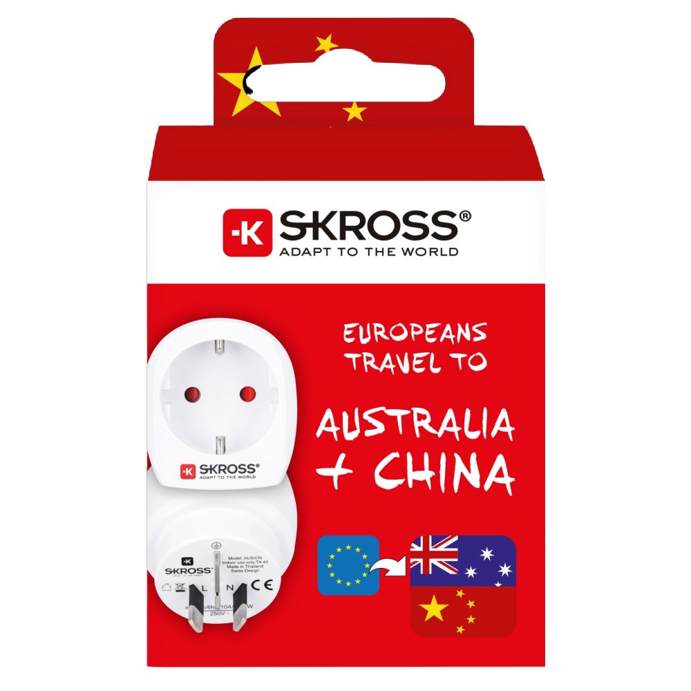 Australia Adapter (Europe to Australia/China)