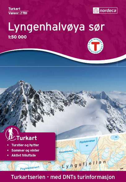 Lyngenhalvøya Sør 1:50 000