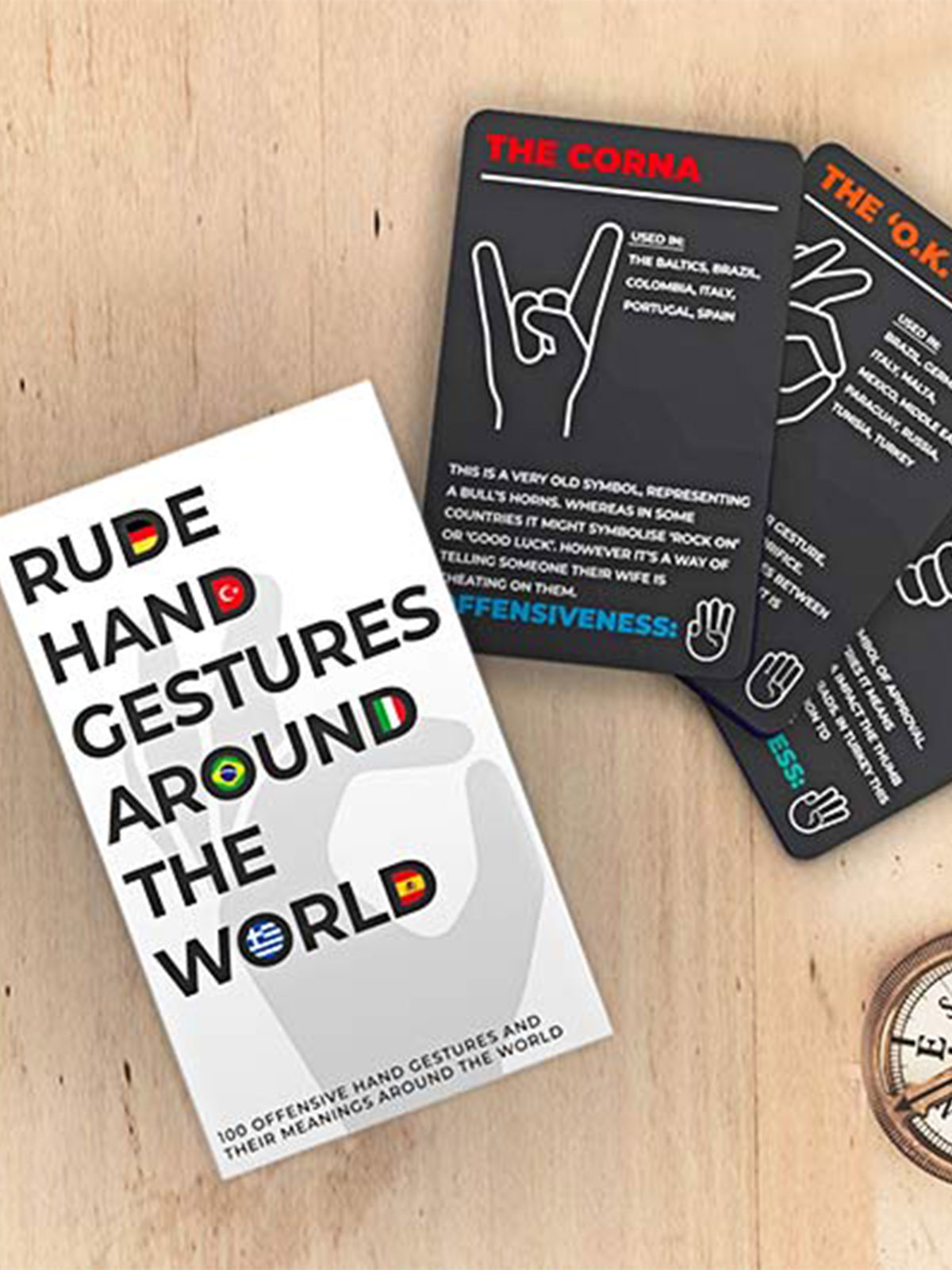 Rude Hand Gestures Around The World kortstokk