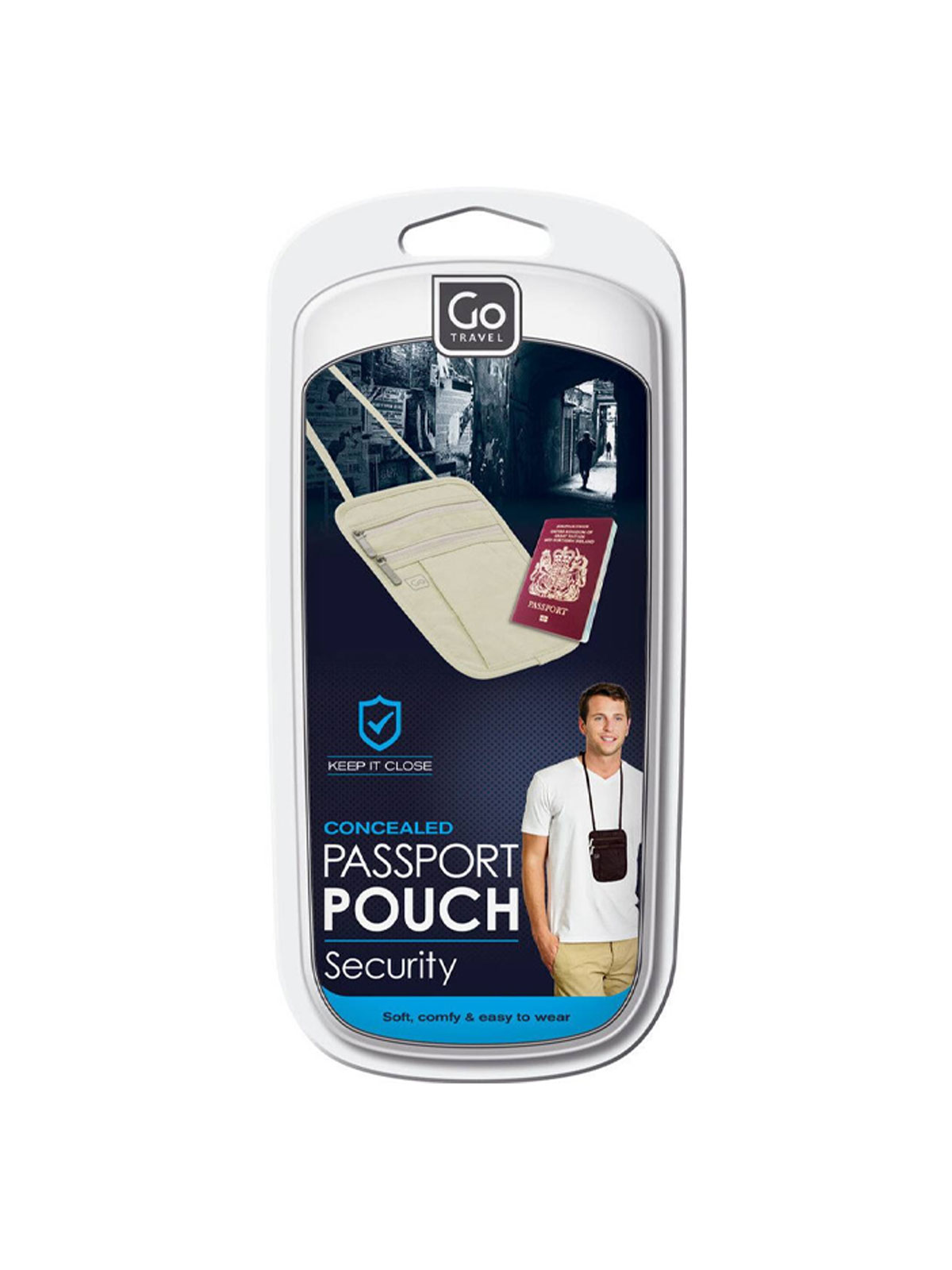 Passport Pouch RFID (Beige)