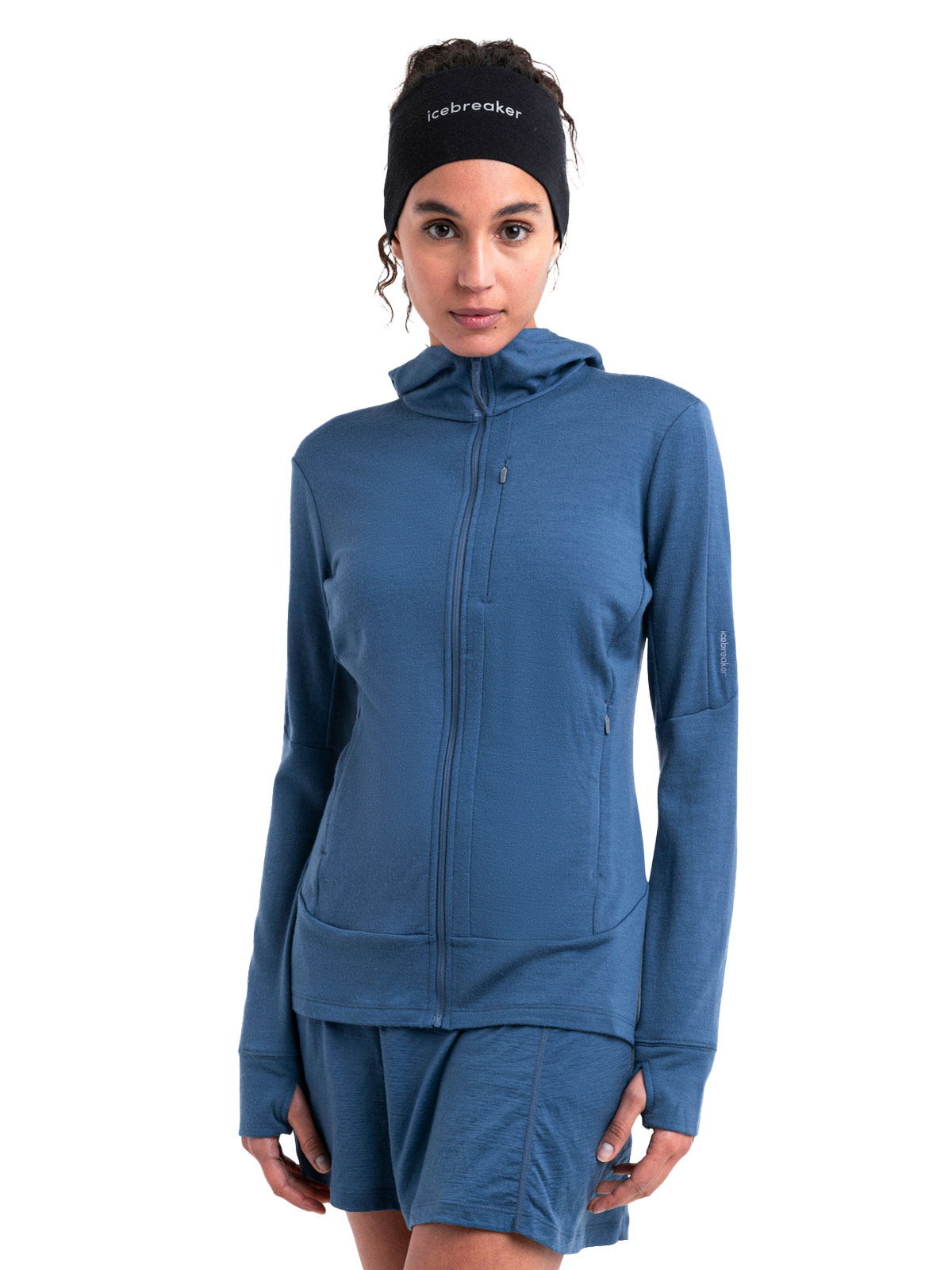 Merino 260 Quantum Long Sleeve Zip Hoodie (Dame)