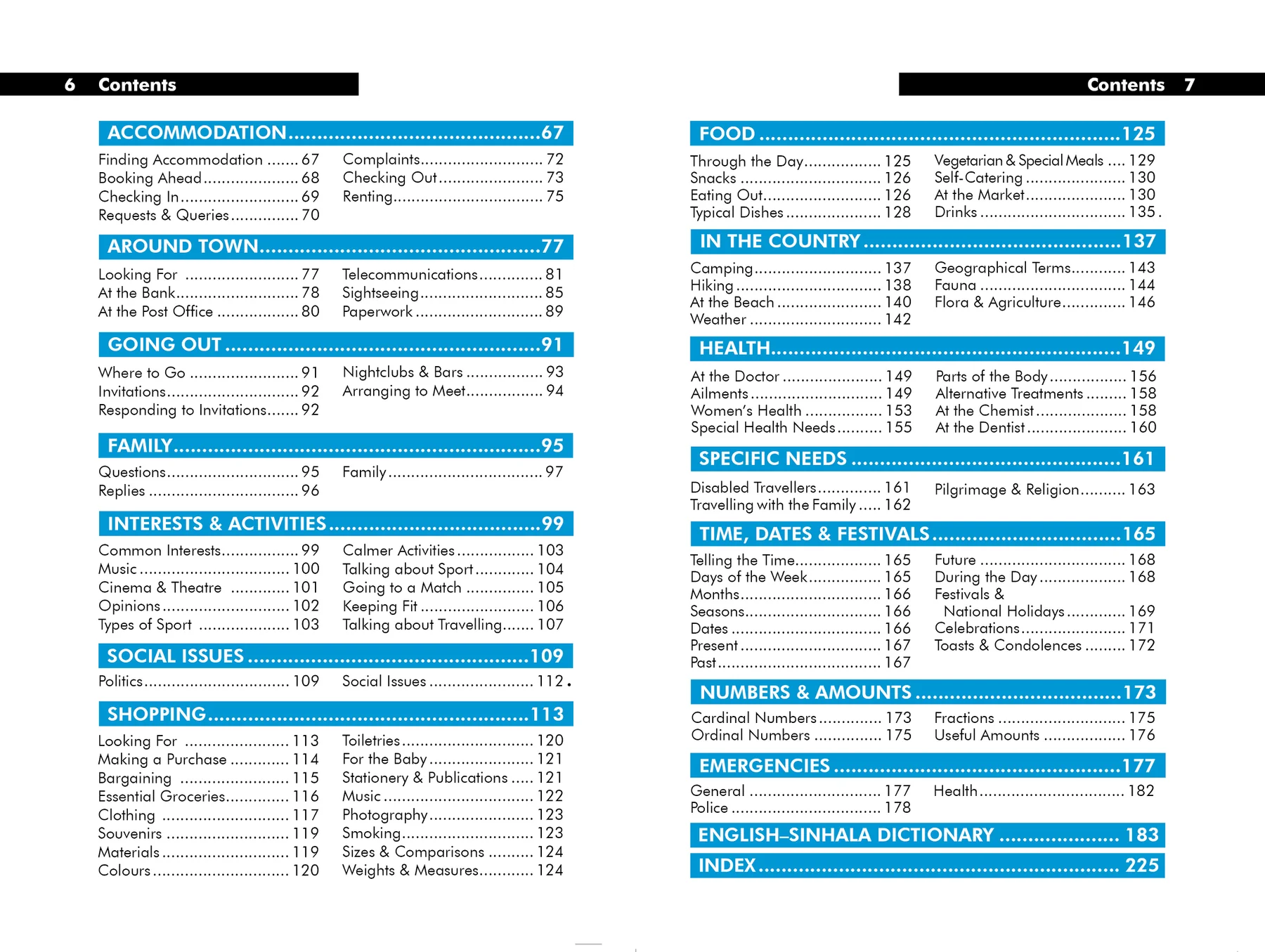 Sinhala (Sri Lanka) Phrasebook & Dictionary