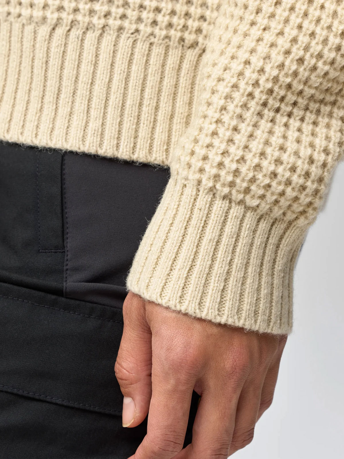 Övik Waffle Knit Ullgenser (Dame)