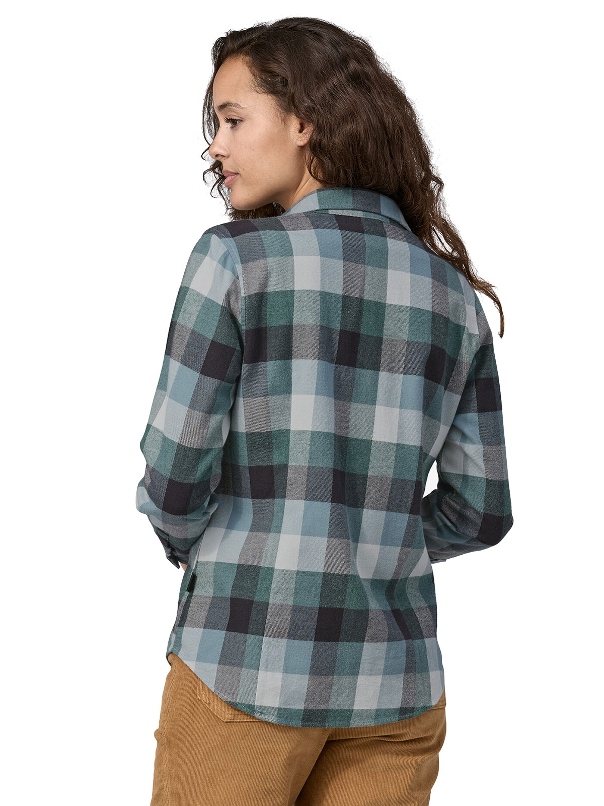 Midweight Organic Cotton Fjord Flannel shirt (dame)