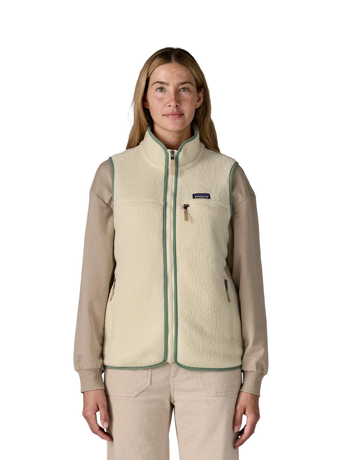 Retro Pile Vest Dame