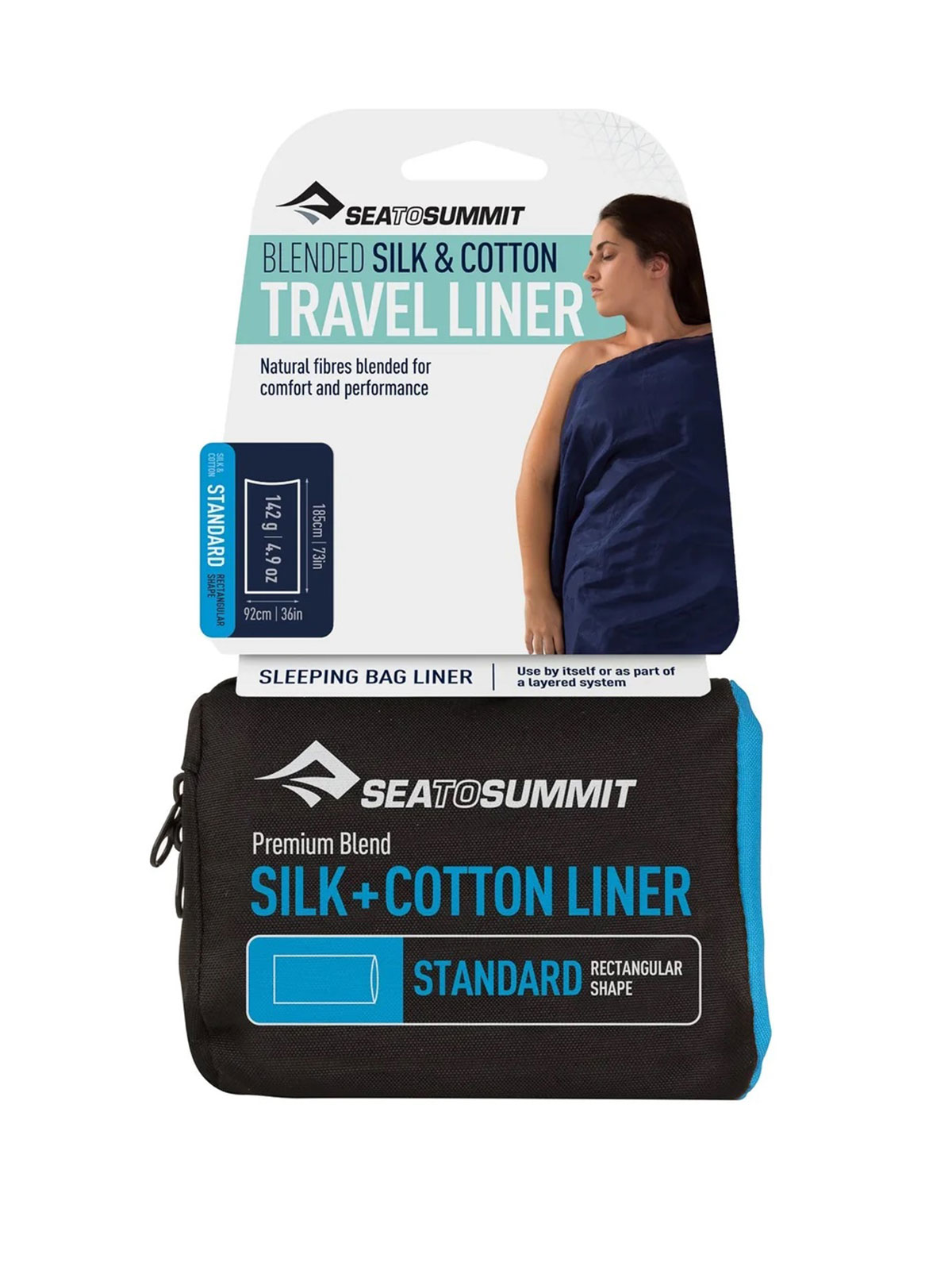 Sea to Summit Silk & Cotton Traveller lakenpose