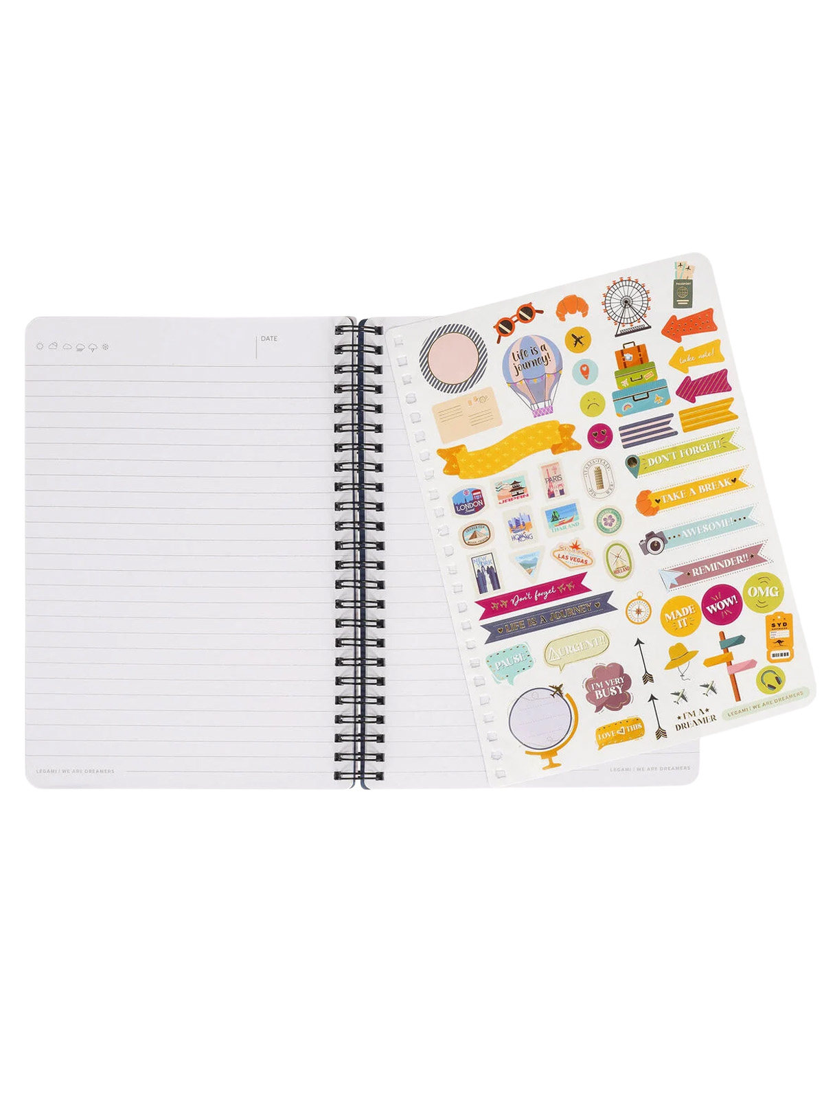 Notebook Travel Stickers