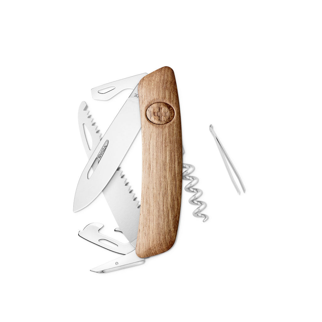 D05 Lommekniv (Wood Walnut)