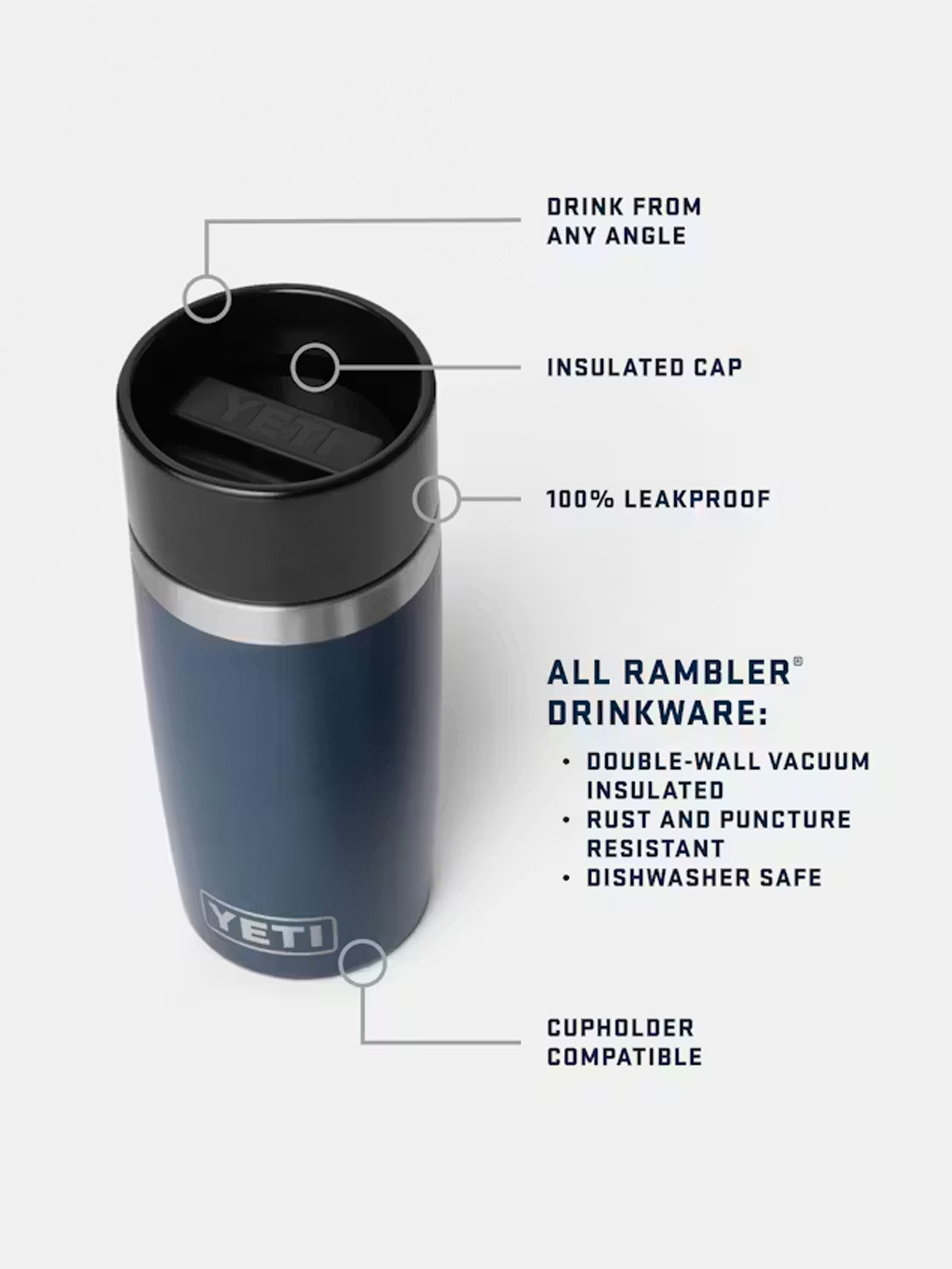 Rambler® 12 oz Travel Bottle w/Commuter Cap (355 ml)