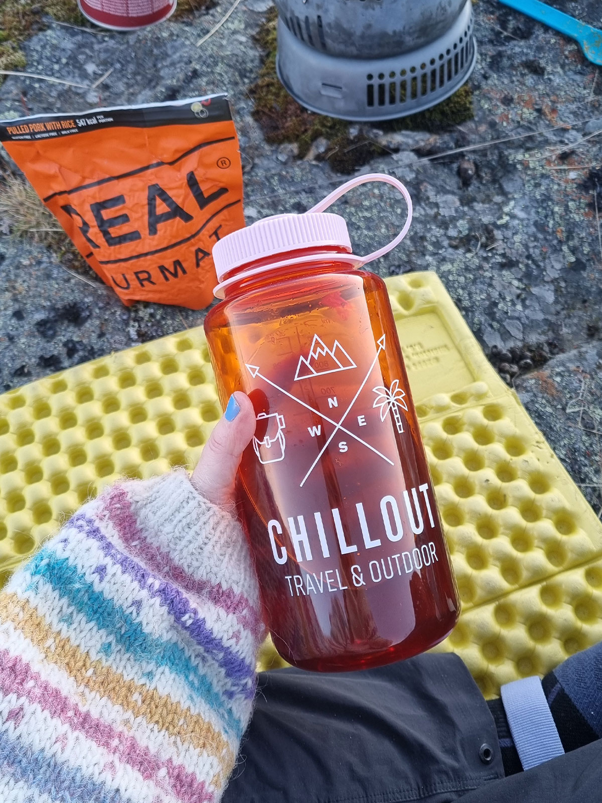 Wide Mouth Sustain "Chillout Logo" Drikkeflaske (1L)