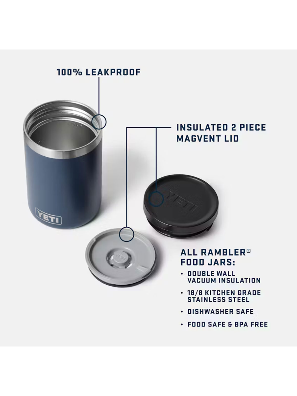 Rambler® 16 oz Insulated Food Jar mattermos (437 ml)