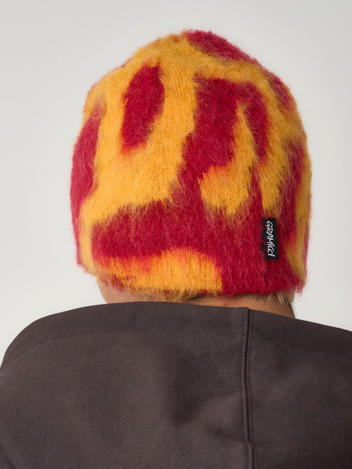 Mohair Burly Runningman Beanie lue