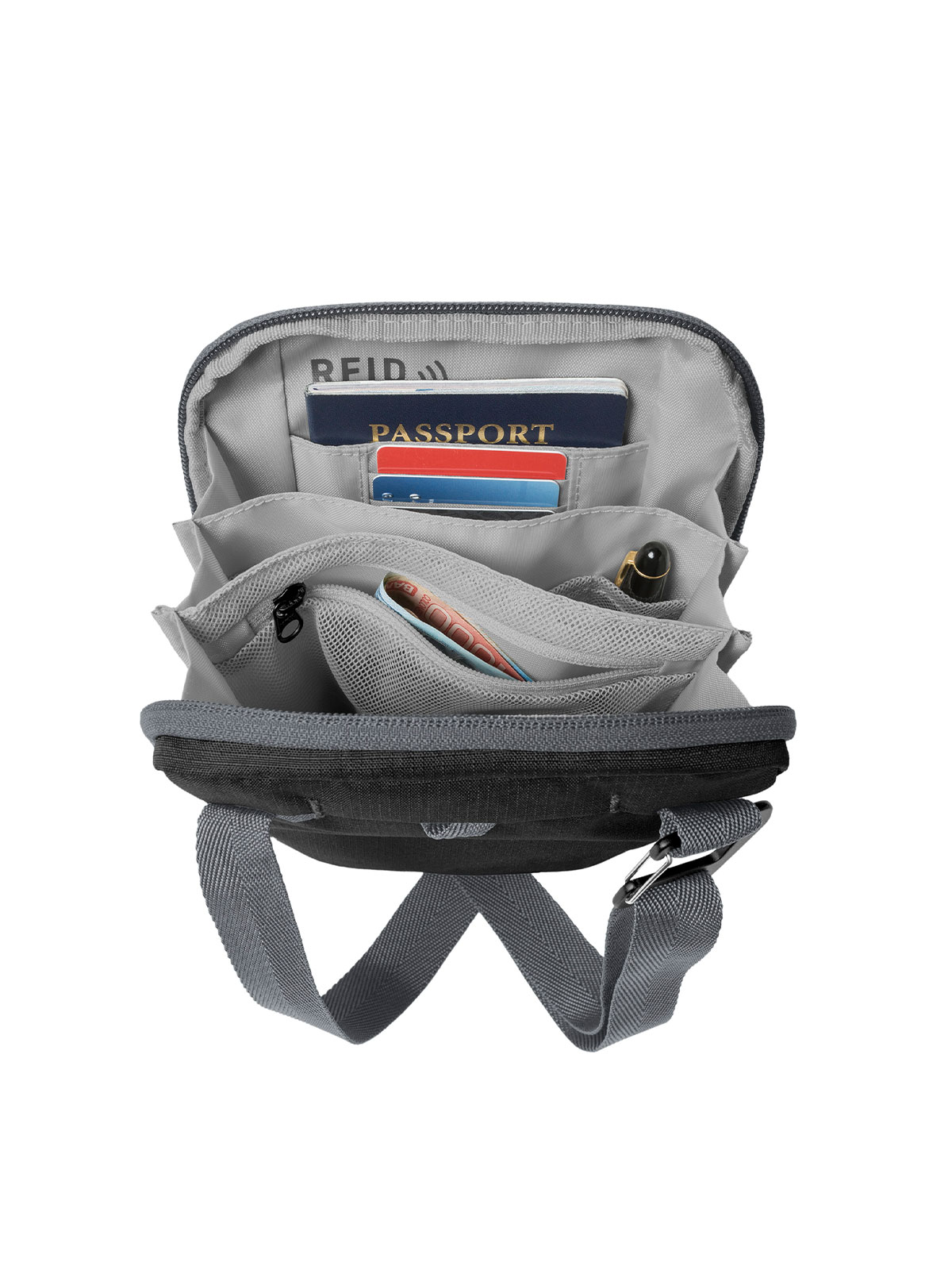 Stash RFID Crossbody Bag