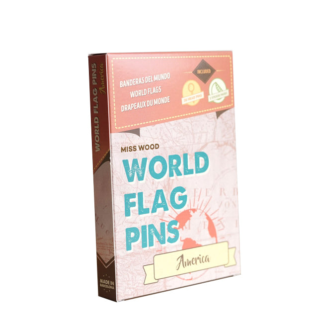 Flag Pins America for Woody Maps