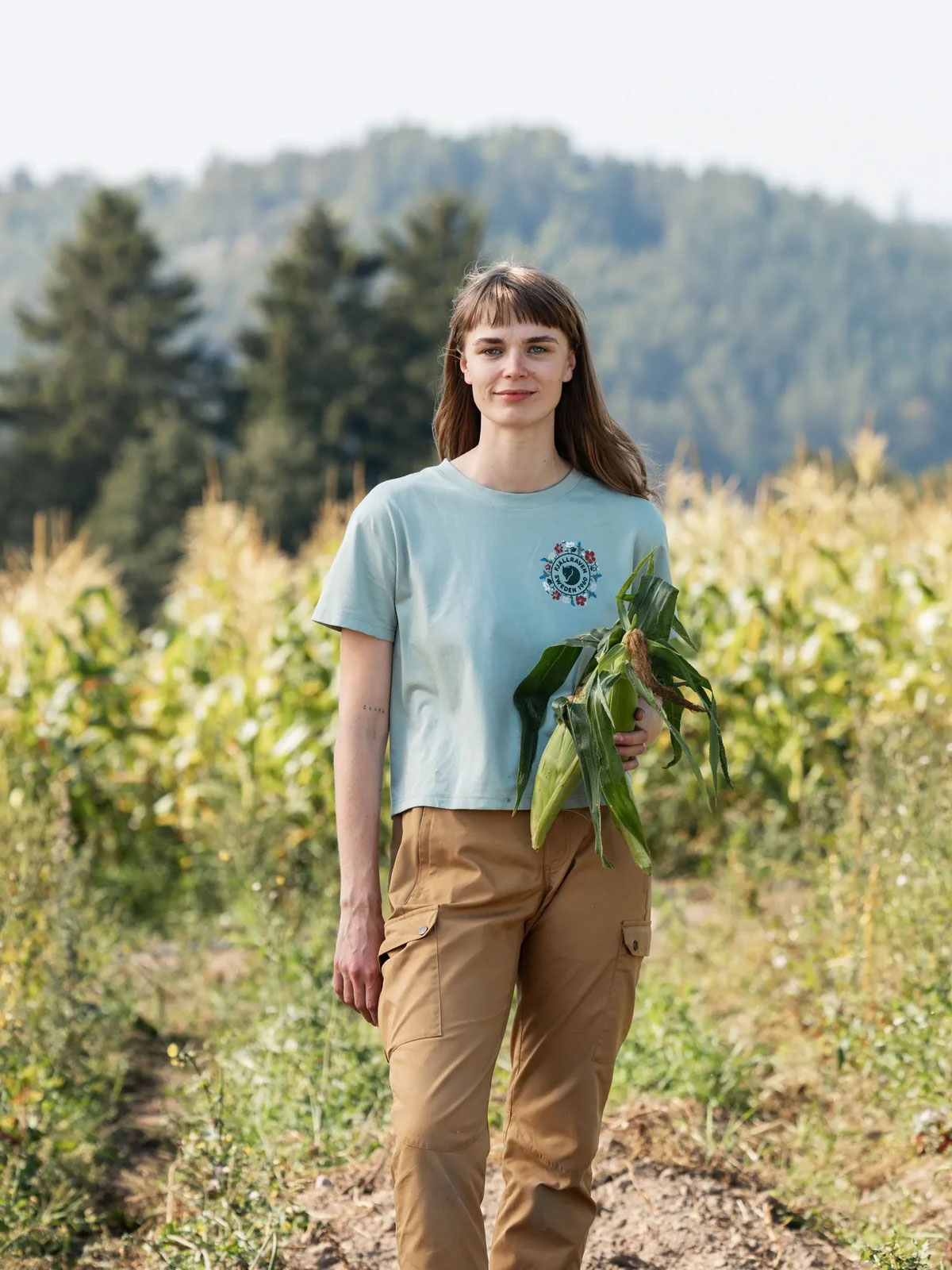 Fjällblomster Logo T-skjorte (Dame)