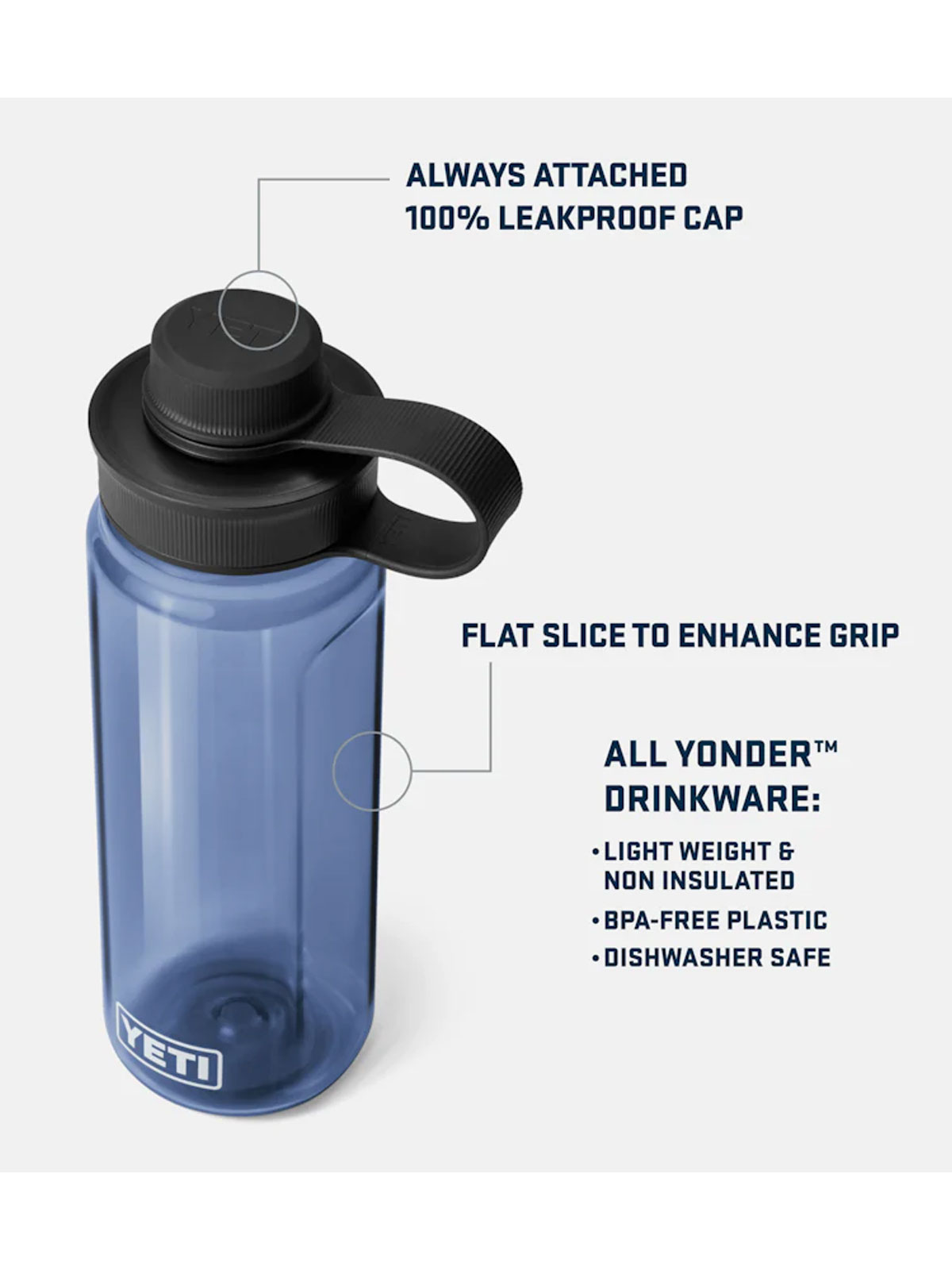 Yonder 25oz vannflaske (750ml)