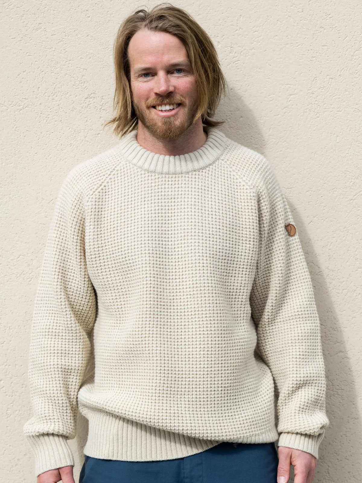 Övik Waffle Knit Ullgenser (Herre)