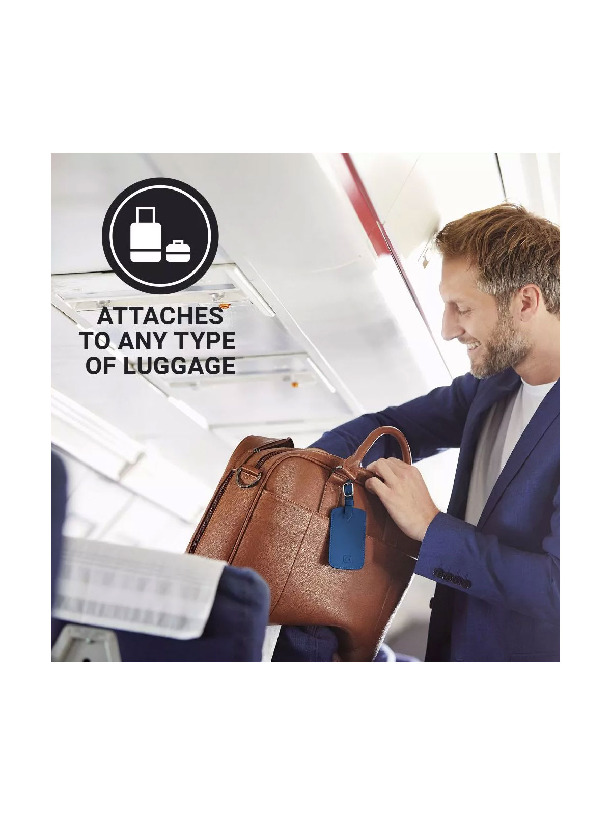 Luggage labels (blue)