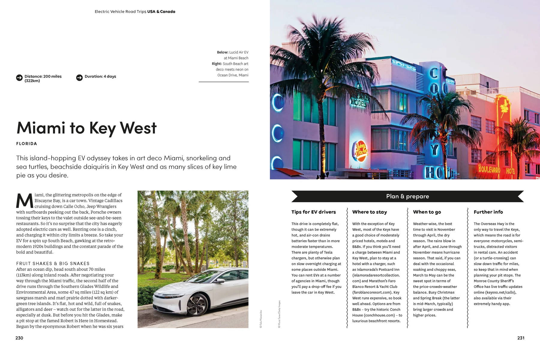 Electrical Vehicle Road Trips USA & Canada