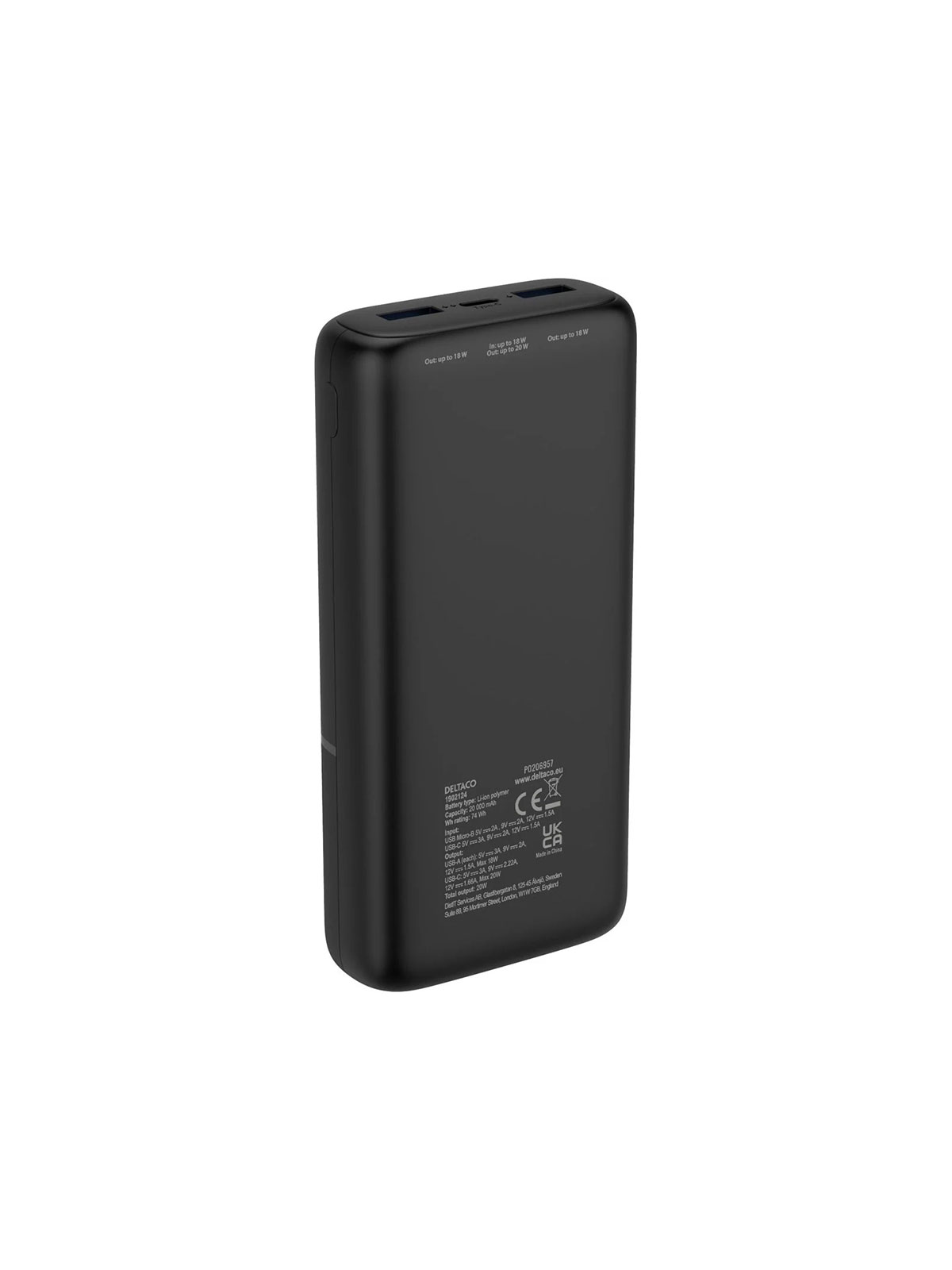PB-C1008 PowerBank 20000 mAh