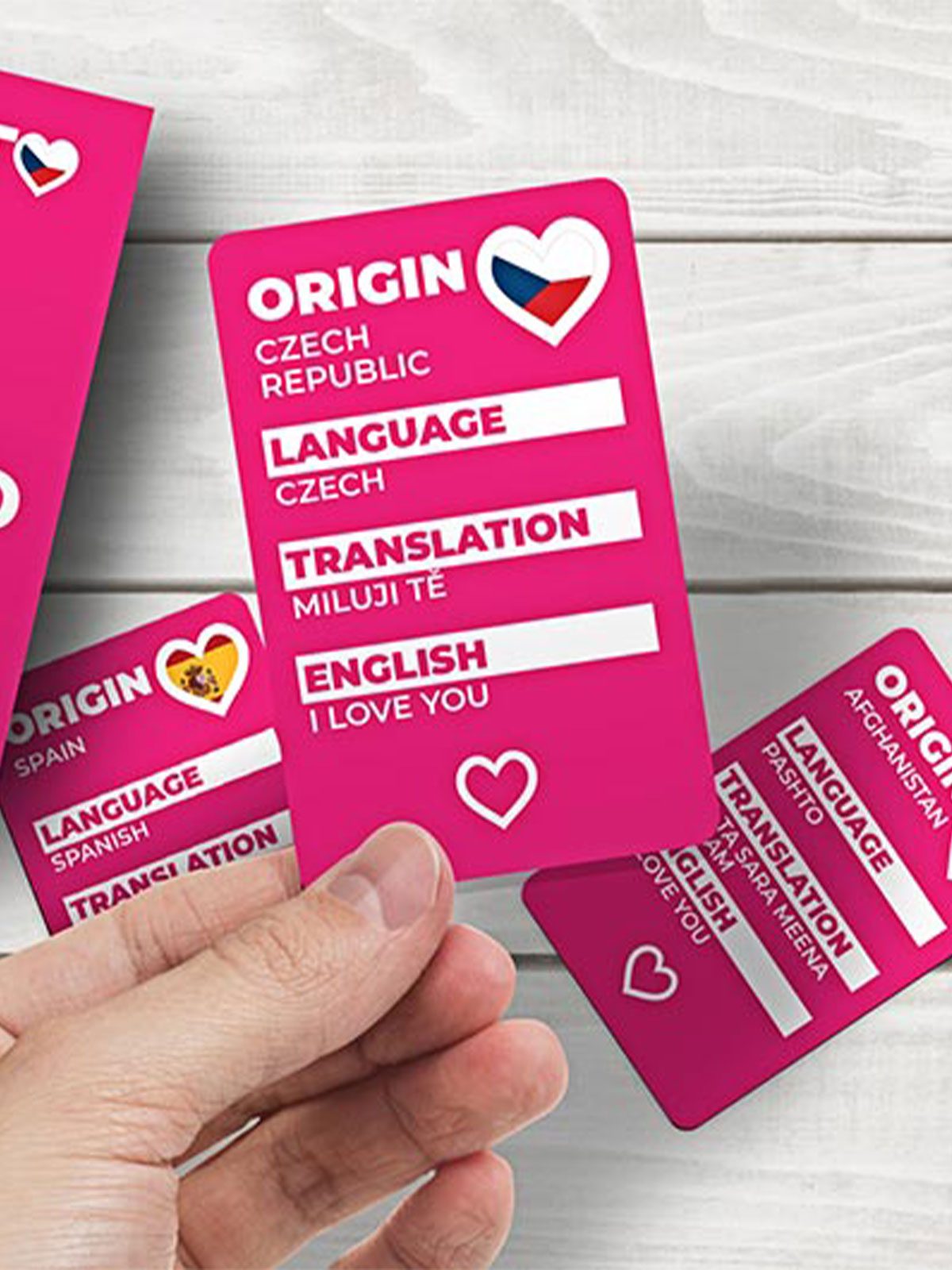 How to Say "I Love You" Around The World kortstokk