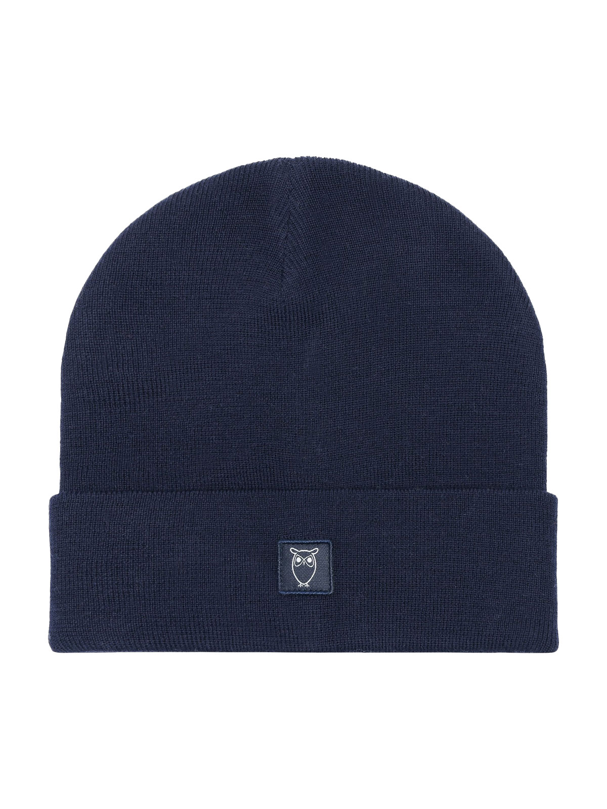 Merino Double Layer Badge Beanie lue