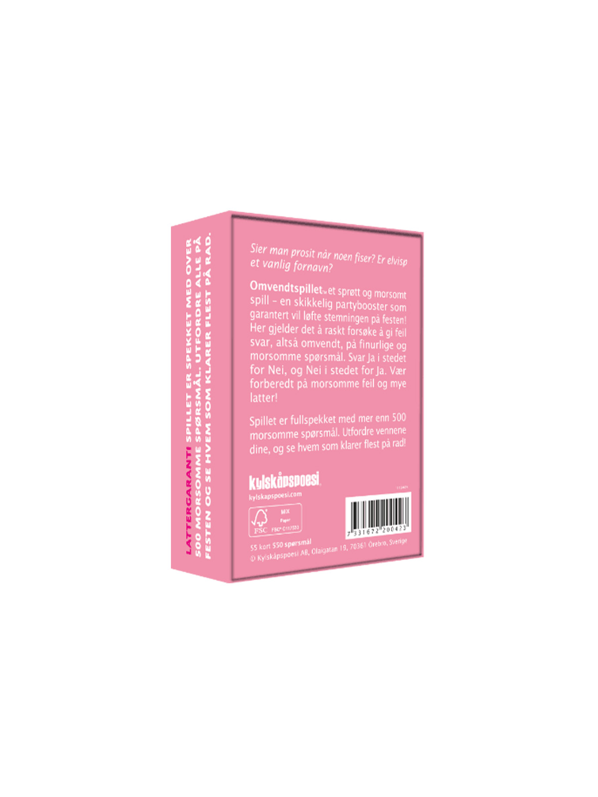 Omvendtspillet - Festens favoritt