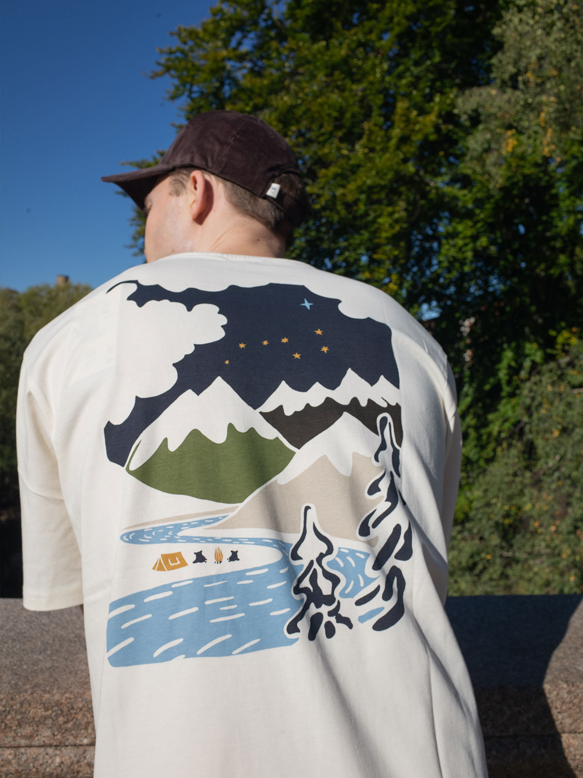 Regenerative Organic Cotton Back Print T-skjorte