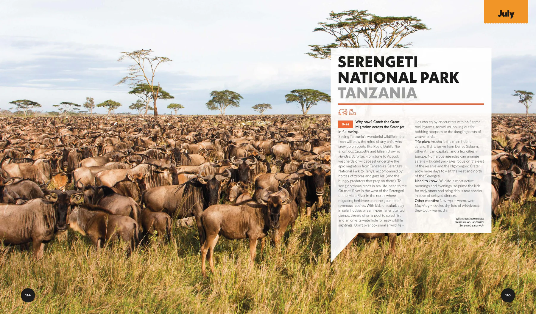 Where to go When with Kids