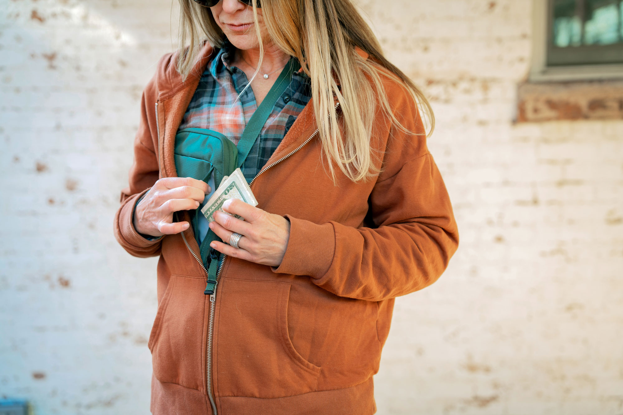 Stash RFID Crossbody Bag