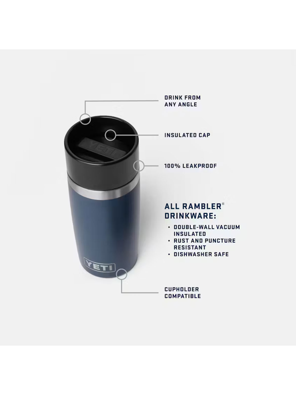 Rambler® 12 oz Travel Bottle w/Commuter Cap (355 ml)