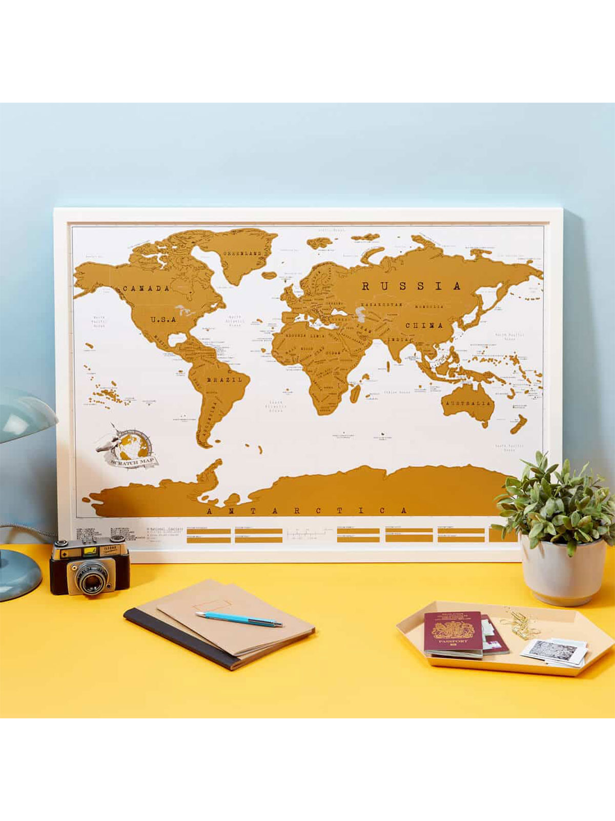 Scratch Map® Original skrapekart