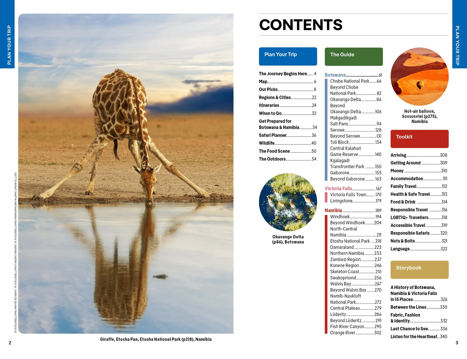 Botswana & Namibia Lonely Planet