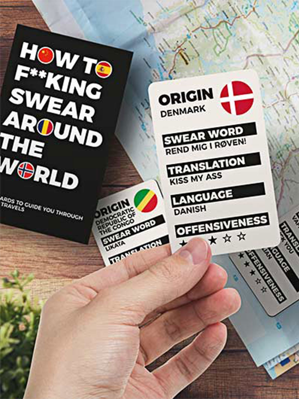 How to F**king Swear Around the World kortstokk