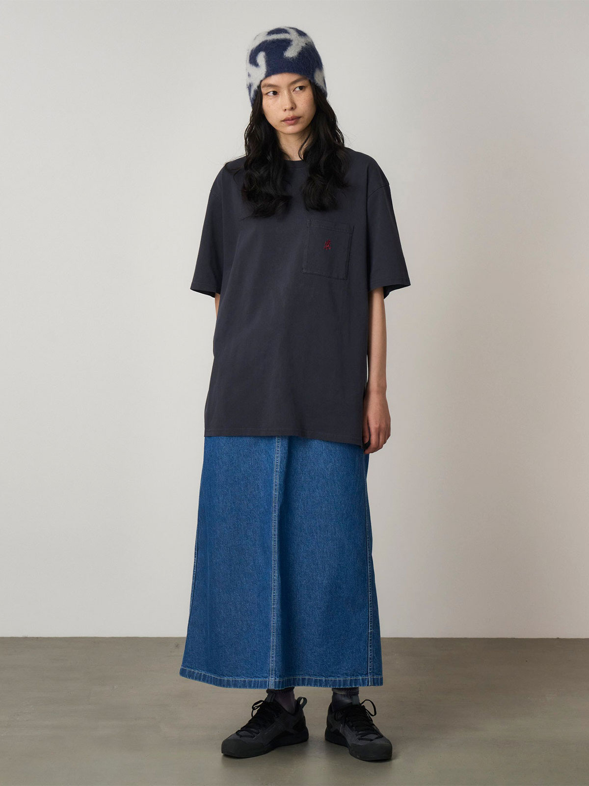 Mohair Burly Runningman Beanie lue