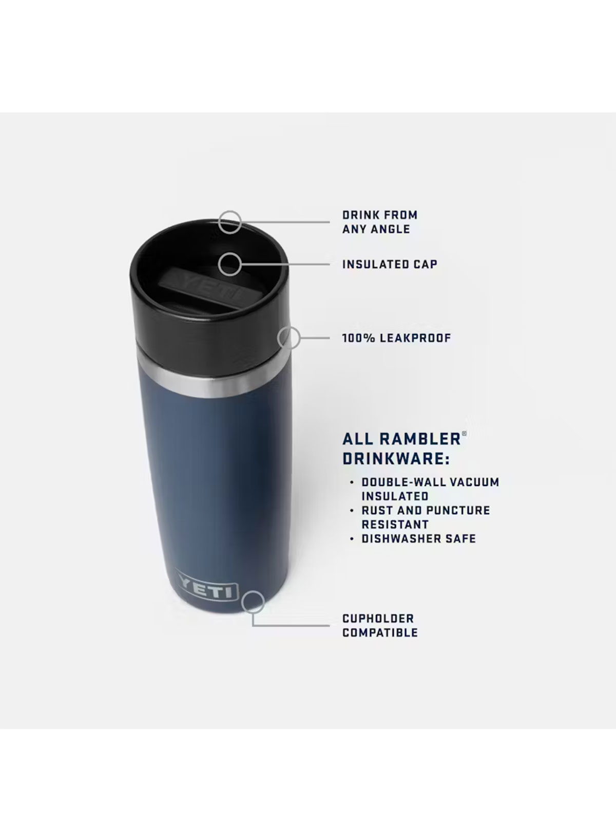 Rambler® 16 oz Travel Bottle w/Commuter Cap (437 ml)